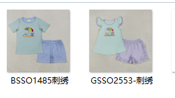 RTS baby clothes boy summer set  beach baby summer shorts set-2025.6.21