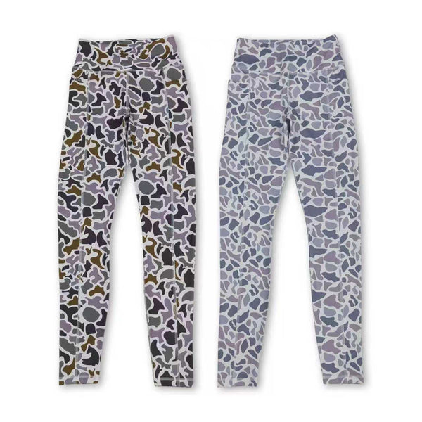 RTS adult clothes matching camo print clothing adult women yoga pant-2025.11.26