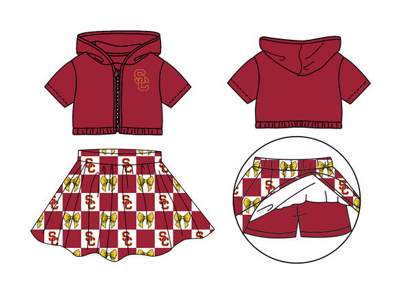 Produce order MOQ:5pcs each design  kids state summer clothing set matching clothes 5 sports clothes 103