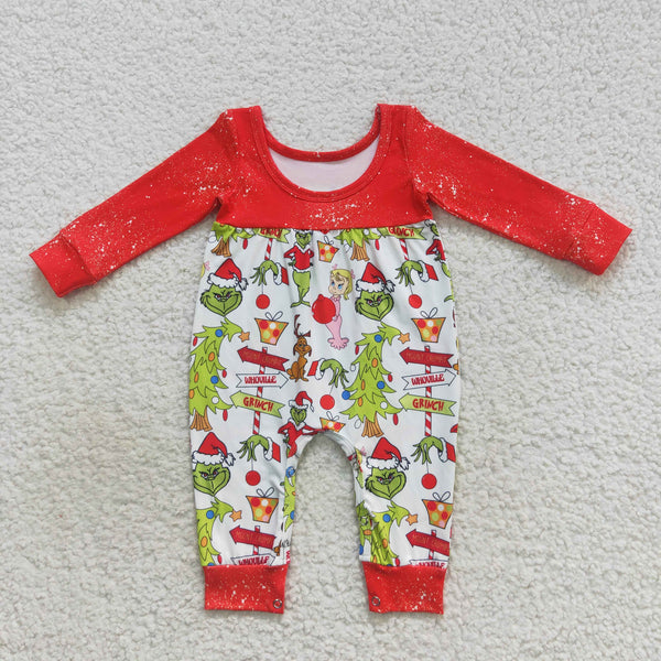 LR0625 baby girl clothes girl christmas romper