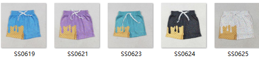 RTS toddler clothes matching clothing ice cream shorts baby summer clothes-2025.8.6