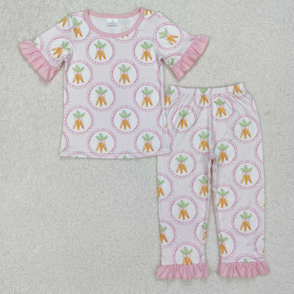 GSPO1992 RTS girl clothes carrot girl easter pajamas set