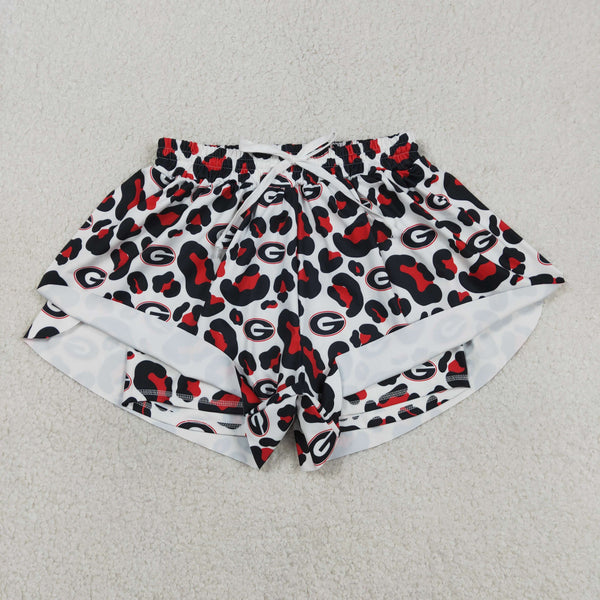 SS0804 RTS adult clothes state camo print adult women summer yoga shorts sports set