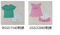 RTS kids clothes embroidery golf kids summer matching clothes summer shorts set-2025.7.8