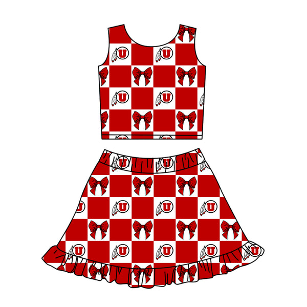 Produce order MOQ:5pcs each design  kids state summer clothing set matching clothes 5 sports clothes 104