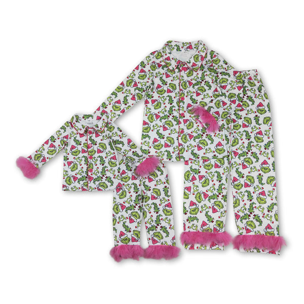RTS toddler clothes matching cartoon clothing  mama kids christmas clothes-2025.9.8