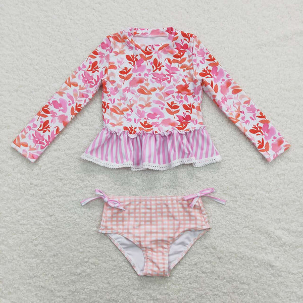 S0166 baby girl clothes girl swimsuit swimwear beach wear