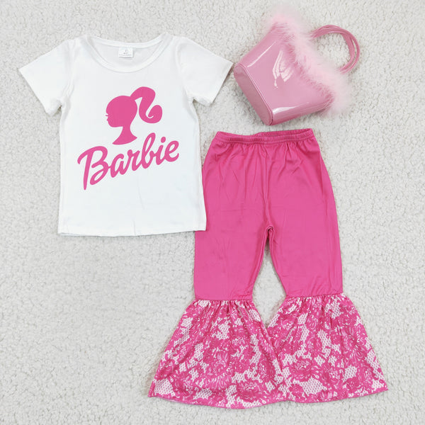 GSPO0055 baby girl clothes pink girl fall spring outfits 1