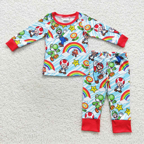 BLP0275 toddler boy clothes cartoon boy winter pajamas set-promotion 2024.12.28 $5.5