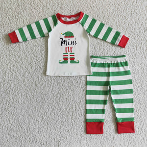 BLP0066 mini kids christmas pajamas sleepwear outfits-promotion 2024.11.30 $5.5