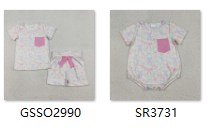 RTS Matching kids clothing  bows print clothing baby girl summer clothing-2026.3.6