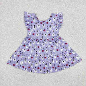 GSD1425 RTS toddler girl clothes ghost girl halloween dress twirl dress