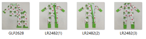 RTS kids matching clothing bows print clothing girl christmas winter clothing-2025.8.14