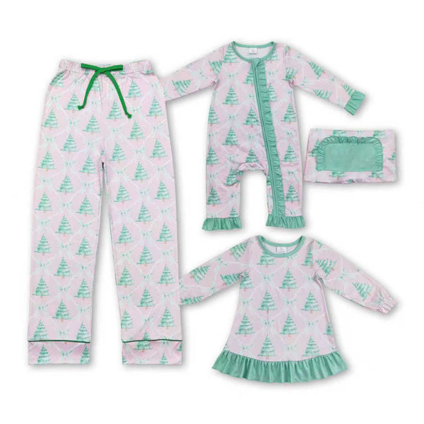 RTS toddler clothes matching tree print clothing  mama kids christmas clothes-2025.11.4