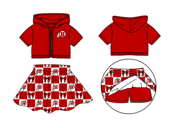 Produce order MOQ:5pcs each design  kids state summer clothing set matching clothes 5 sports clothes 104