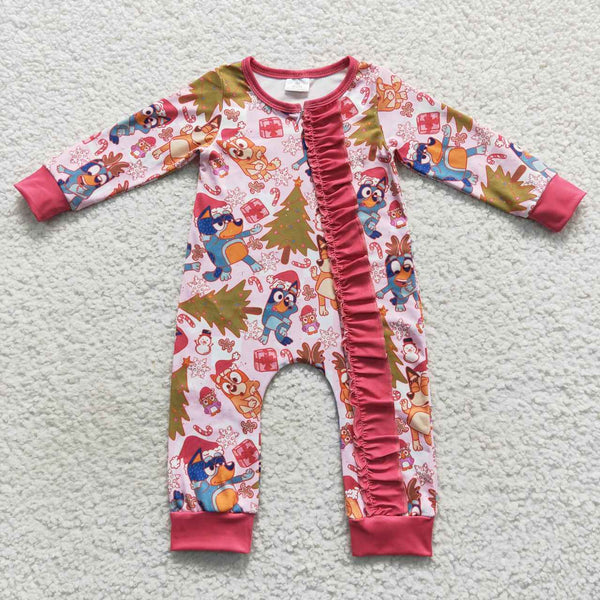 LR0512 baby clothes cartoon  baby winter romper