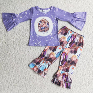 6 C9-38 baby girl clothes purple cartoon winter outfits--promotion 2025.1.4 $2.99