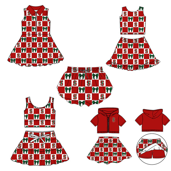 Produce order MOQ:5pcs each design  kids state summer clothing set matching clothes 5 sports clothes 101