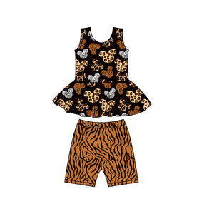 MOQ:5sets each design custom order baby girl clothes summer outfit 1