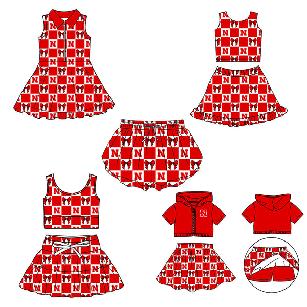 Produce order MOQ:5pcs each design  kids state summer clothing set matching clothes 3 sports clothes