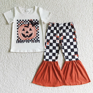 GSPO0168 girl halloween short sleeve set