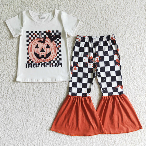 GSPO0168 girl halloween short sleeve set