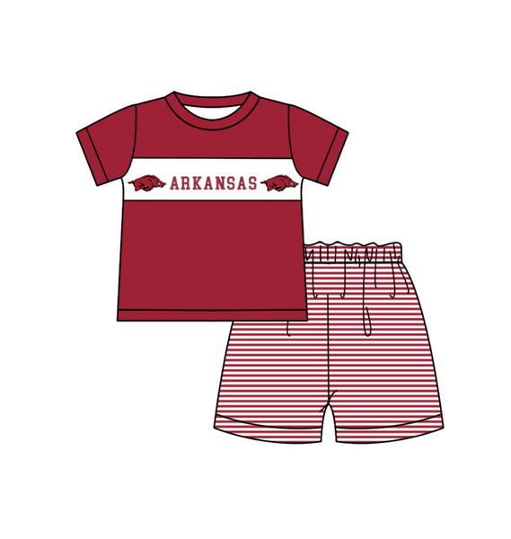 Produce order MOQ:5pcs each design  kids state summer clothing set matching clothes milk silk 5