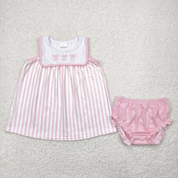 GBO0476 RTS girl clothes bows girl summer bummies set