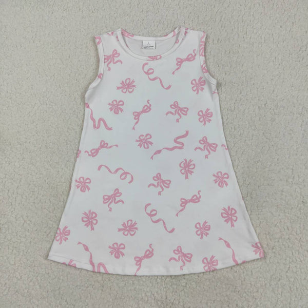 GSD2083 RTS toddler clothes bows girl summer dress