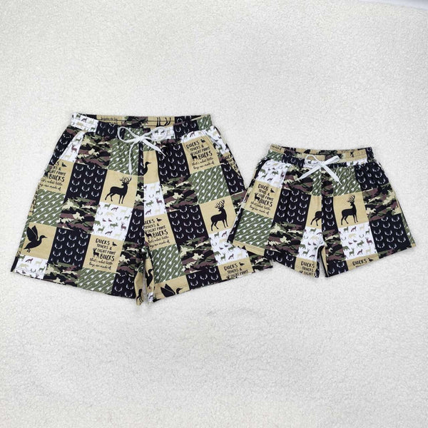 RTS Dad and me matching swim shorts western swim shorts bottom 2