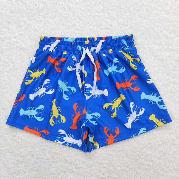 S0269 RTS  baby boy trunks crawfish boy summer swim shorts