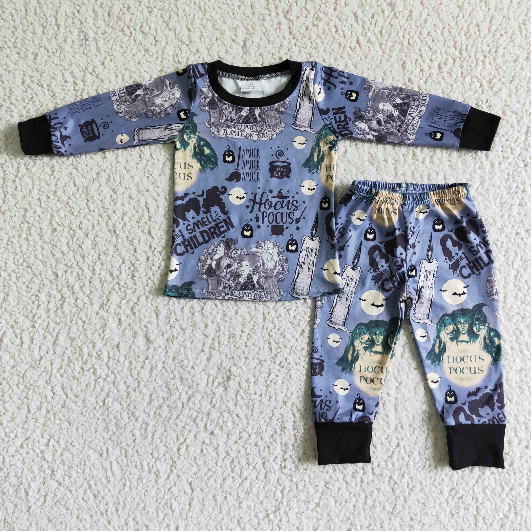 BLP0010 boy halloween cartoon long sleeve  pajamas-promotion 2024.7.27 $5.5