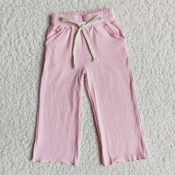 girl spring cotton colorful long pants