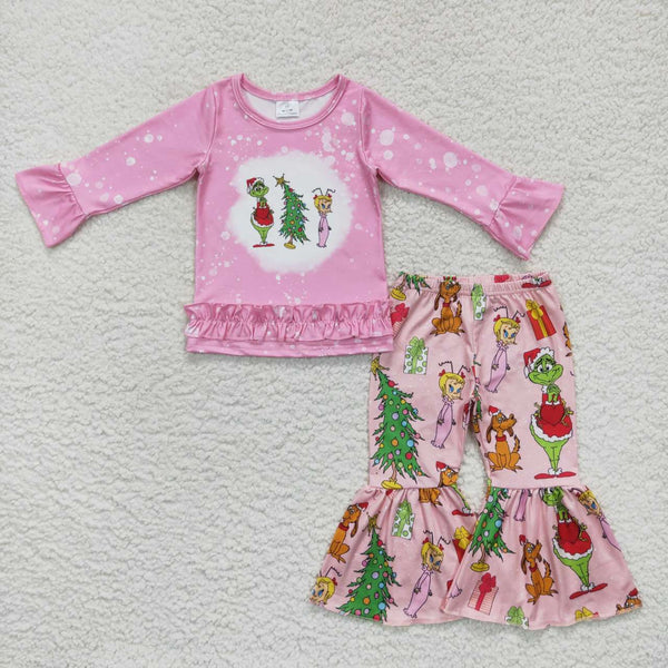 GLP0576 toddler girl clothes girl christmas outfit