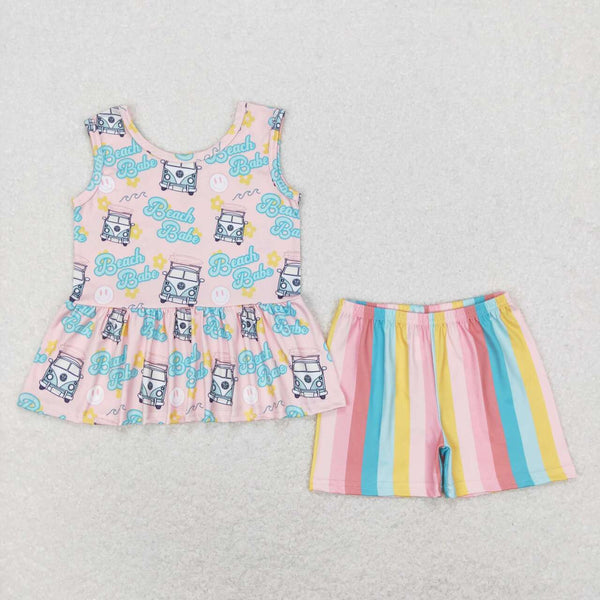 GSSO0504 baby girl clothes girl beach baby summer outfits