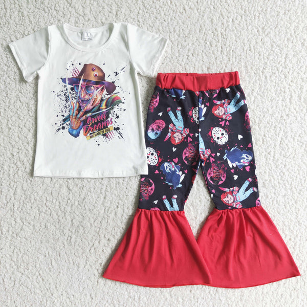 GSPO0127 girl fall spring short sleeve set