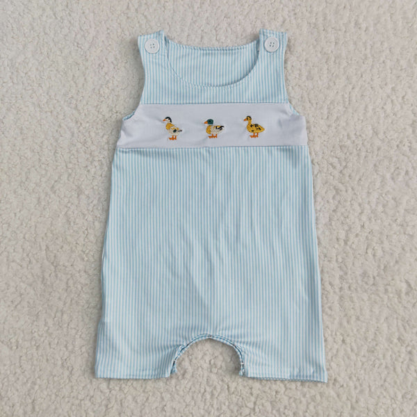 SR2991 RTS Baby Boy Clothes Mallard Boy Summer Romper