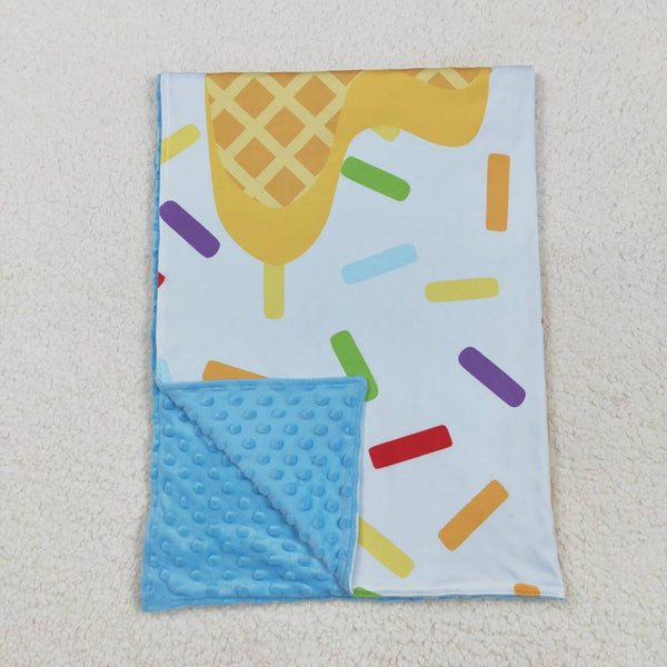 BL0200 RTS baby blanket ice-cream baby minky blanket