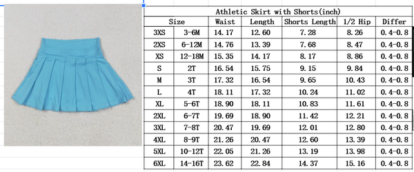 GLK0125 RTS Kids girls clothes  red girl yoga shots skirt Summer Bottom