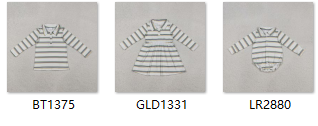 RTS kids matching clothing stripe  print clothing baby girl mardi gras clothing-2025.12.8