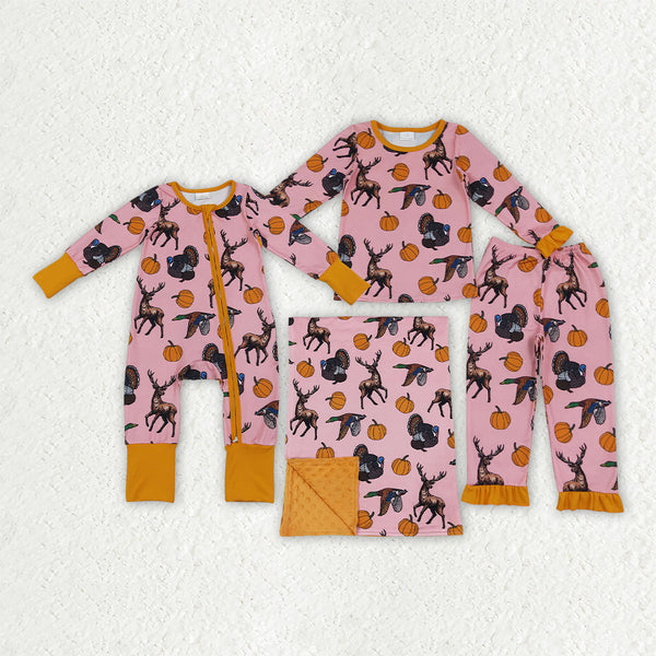 RTS Matching clothing deer pumpkin hunting halloween clothes-2026.10.7