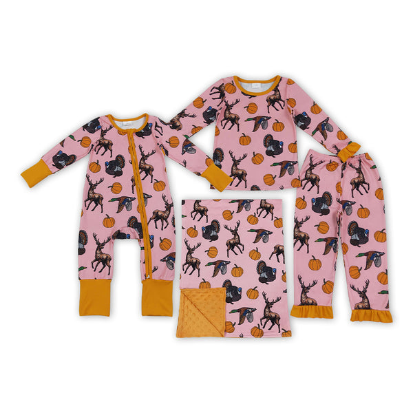 RTS Matching clothing deer pumpkin hunting halloween clothes-2026.10.7