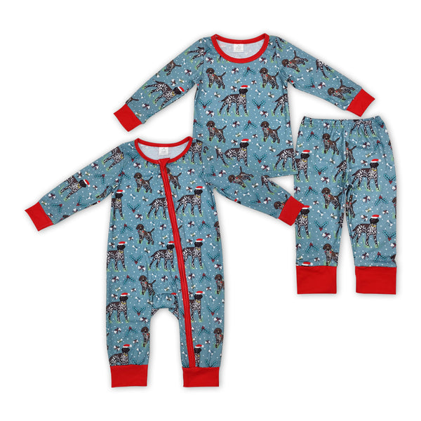 RTS Matching clothing christmas dog kid long sleeve matching christmas clothing pajamas -2026.9.28