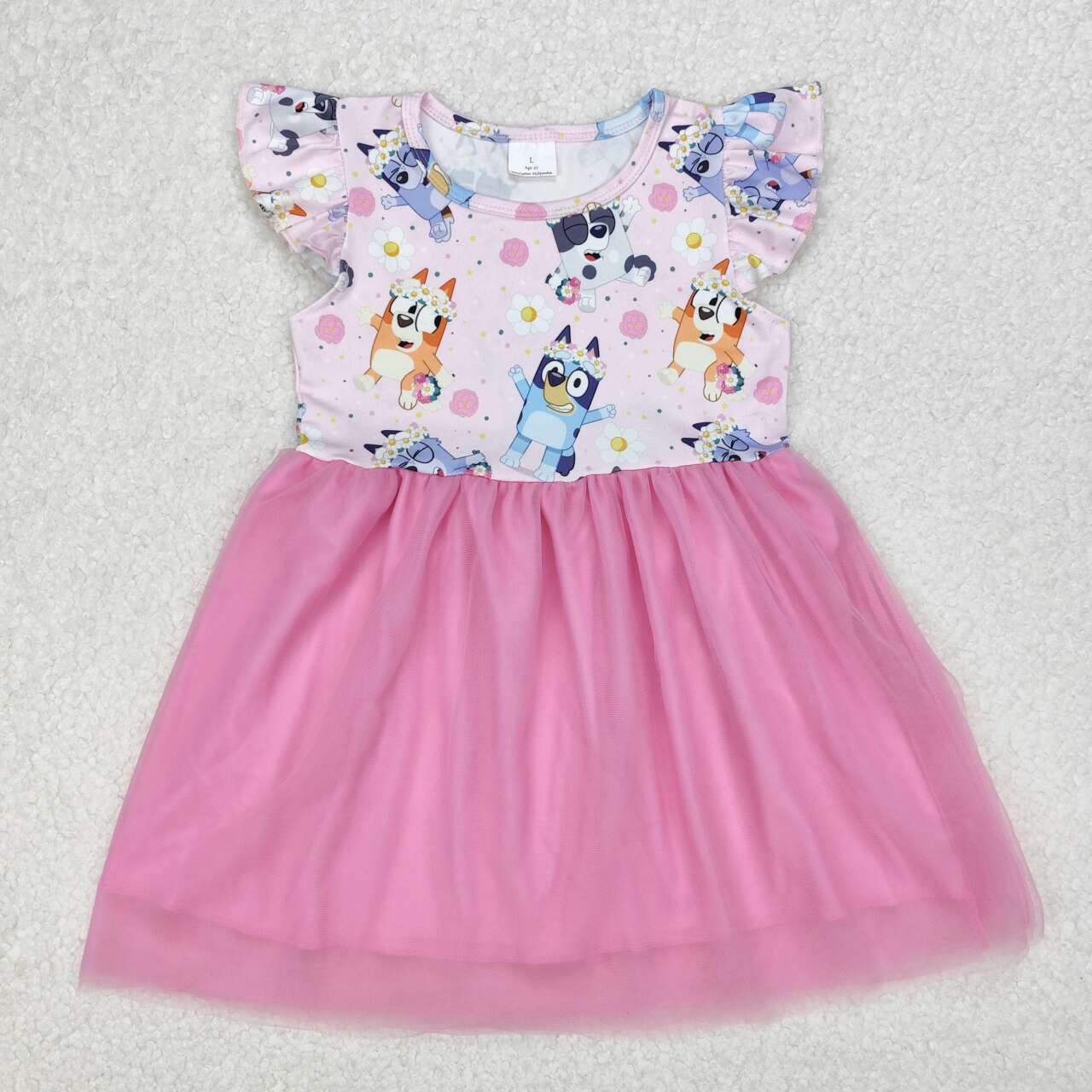 GSD1789 RTS Girl Clothes Bunny Girl Easter Dress Tulle Dress