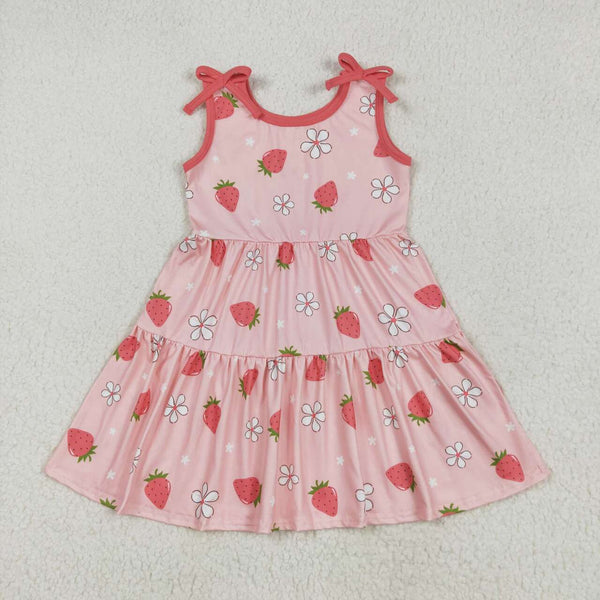 GSD2159 RTS clothes strawberry girl summer dress