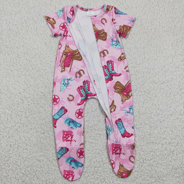 SR0194 baby girl clothes shoes zipper romper-promotion 2025.5.10 $5.5