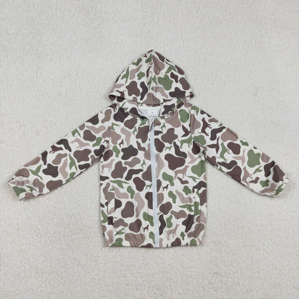 BT1343 RTS toddler boy clothes camo hunting boys winter hoodie coat