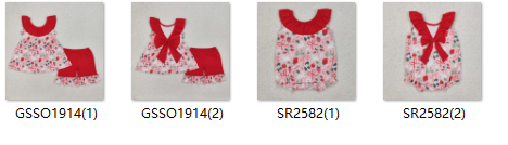 RTS girl summer matching clothes red strawberry girl summer clothes