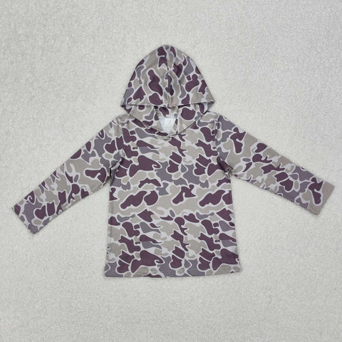 BT0923 RTS boy clothes camouflage boy winter hoodie top shirt