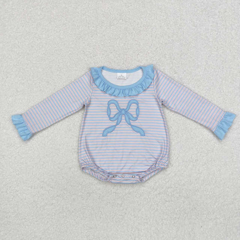 LR1379 RTS baby girl clothes bow girl winter  bubble